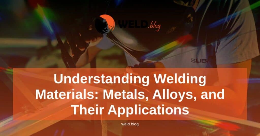 Understanding Welding Materials: Metals, Alloys, and Their Applications